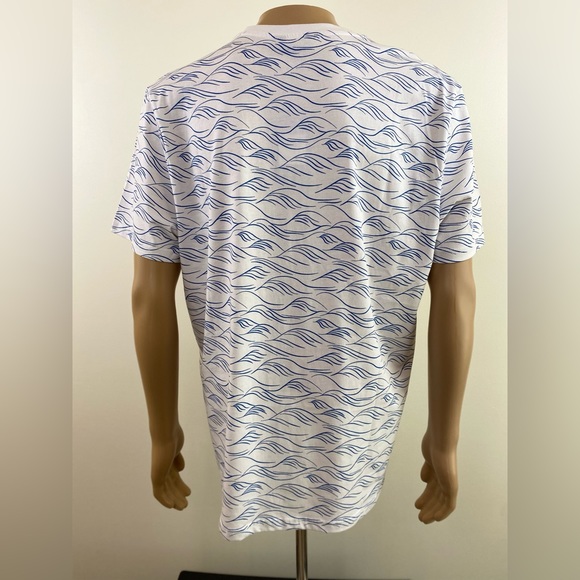Ben Sherman Men's The Original T-Shirt, Regular Fit, Size XL, White/Blue (NWT) - Picture 3 of 12